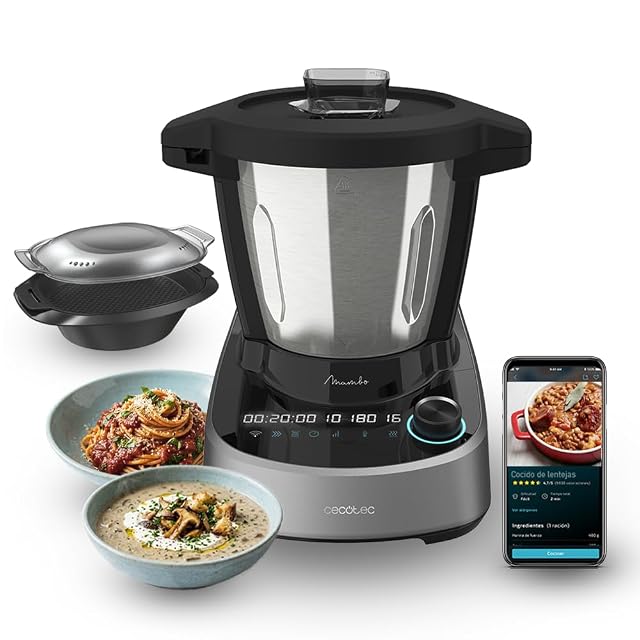Robot de cocina Cecotec Mambo 11090 Daily con vaso de acero inoxidable