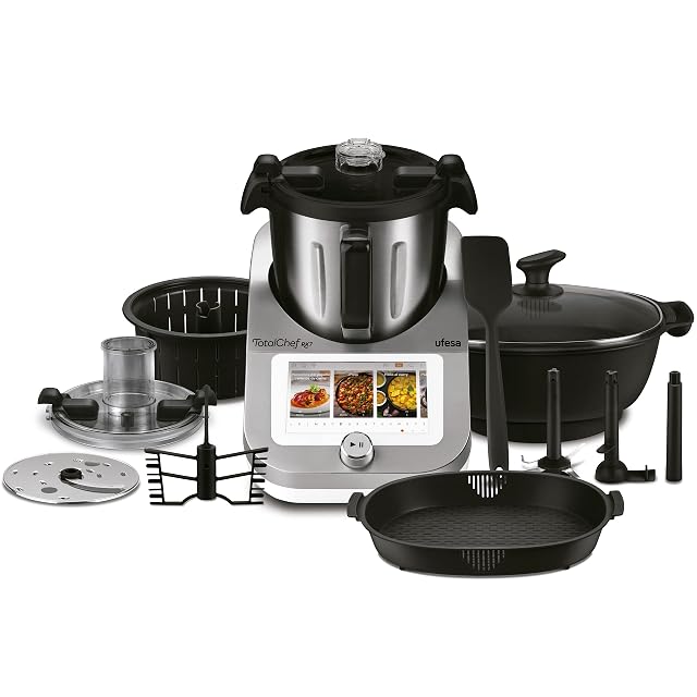Robot de cocina Ufesa TotalChef RK7 con pantalla táctil de 7 pulgadas